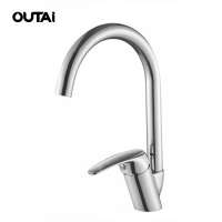 High quality 5 year guaranteed durable goose neck sink tap brass kitchen faucet