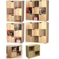 2/3/5 Door Oak Book Shelf