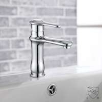 Chrome Finished Durable Lead Free Brass Hand Wash UPC Basin Faucet