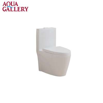 AAA Grade White Glazed One Piece Floor Standing Toilet