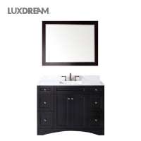 luxurious black bathroom vanity cabinet-48 inch