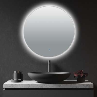 Customized Wall Mounted  Round LED Mirror