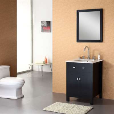 Aqua Gallery Sanitary Ware Waterproof Wooden Bathroom Vanity Cabinet with Legs