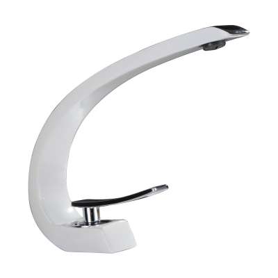 UPC Approval White Finish Brass Basin Faucet