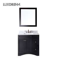 luxdream black single sink bathroom vanity cabinet