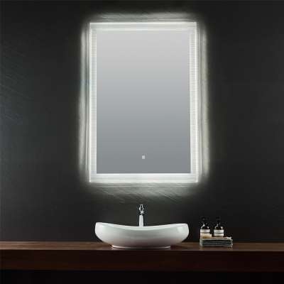 White Lights Rectangular LED Makeup Mirror