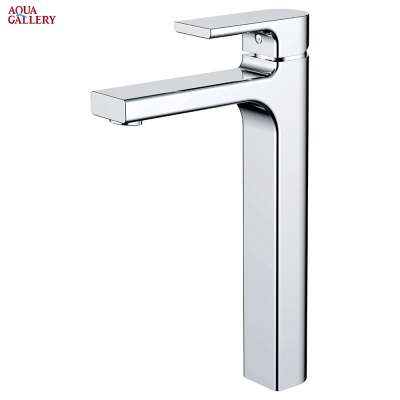 Solid Brass Long Neck Chrome Finished UPC Hand Wash Basin Faucet