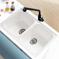 Wholesale Latest White Solid Surface Unique Mini Kitchen Acrylic Basin Sink