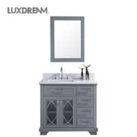 36 inch hot sell solid wood bathroom vanity cabinet for project